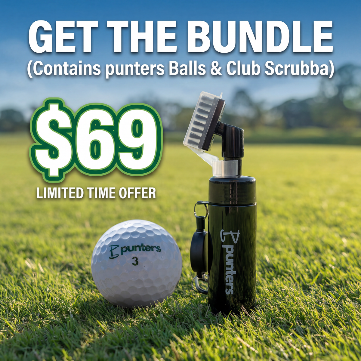 Birdie Balls & Club Scrubba Gift Pack