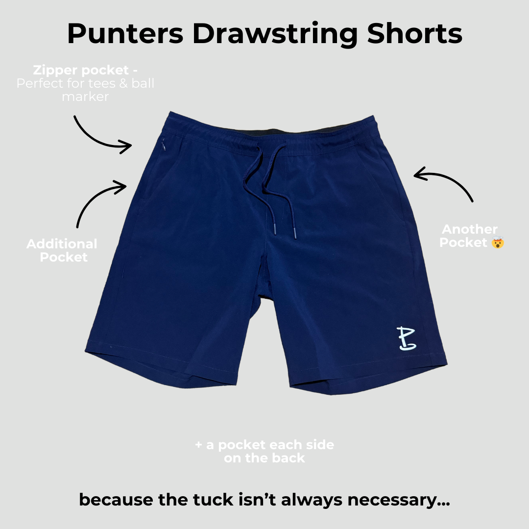 Drawstring Golf Shorts